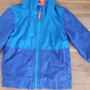 Cat & Jack blue water resistant windbreaker 4t